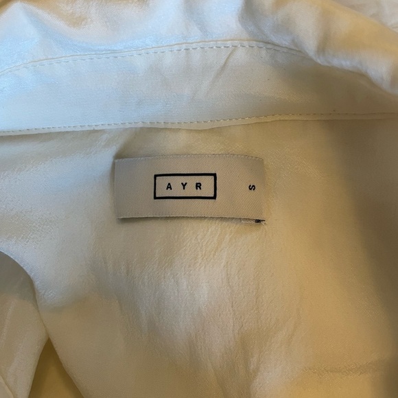 AYR silk button down blouse size small - Picture 4 of 7